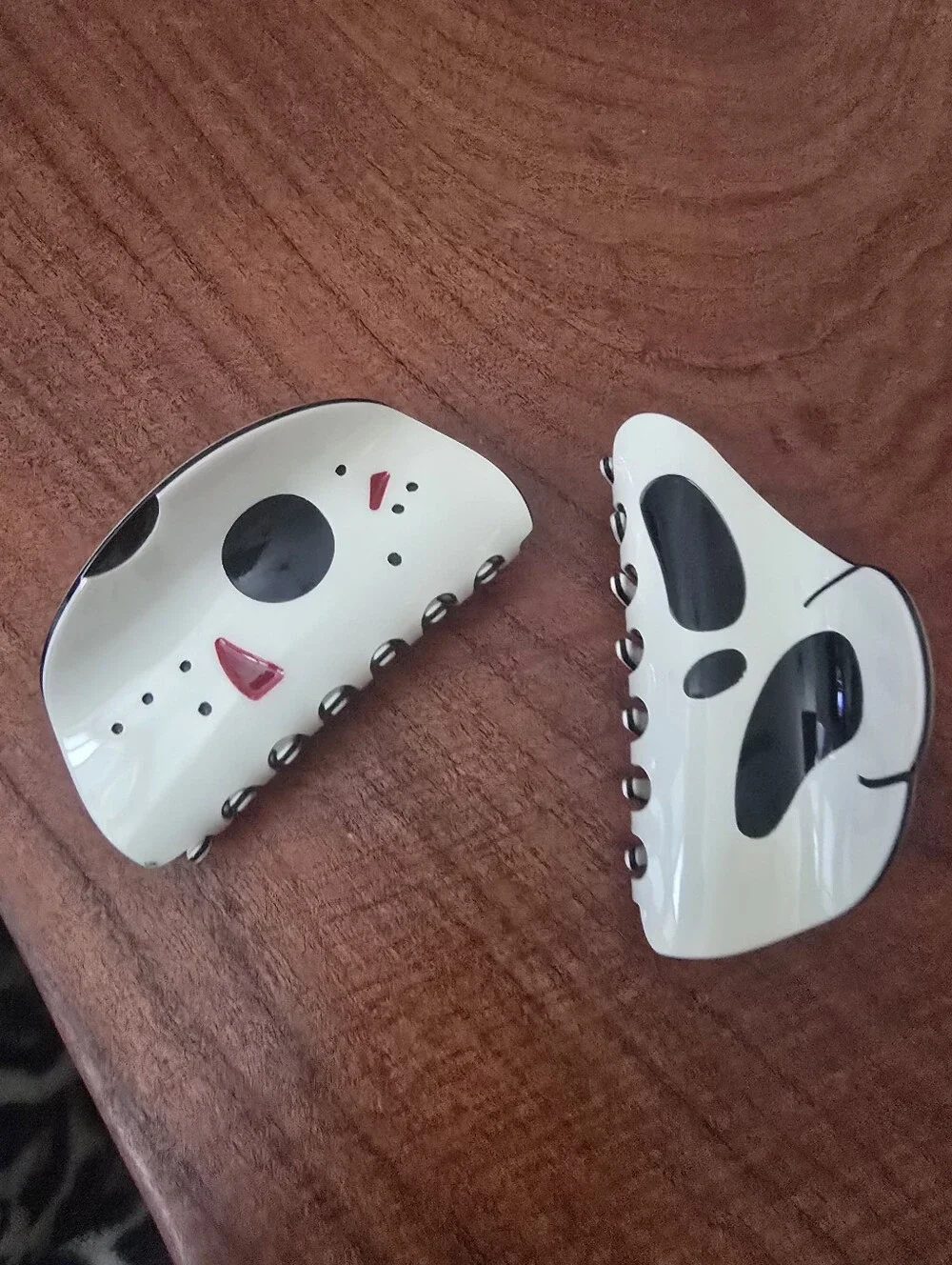 Fongdy Horror Movie Themed Hair Claw Clip Set Of 2